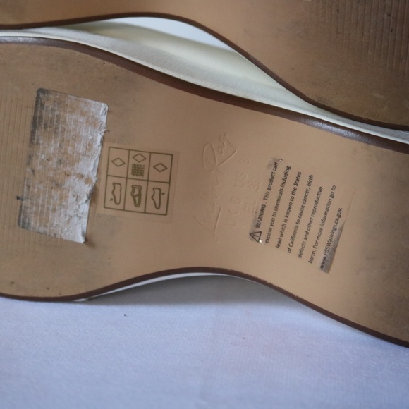 London Rag Lori Solid Platform Slip On Mules White Clogs Sliders Women's Size 8 - Picture 7 of 8